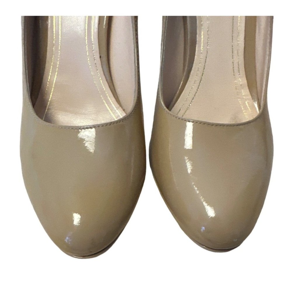 Cole Haan Women's Tan Patent Leather Heels Size 8 1/2 M - Picture 5 of 7